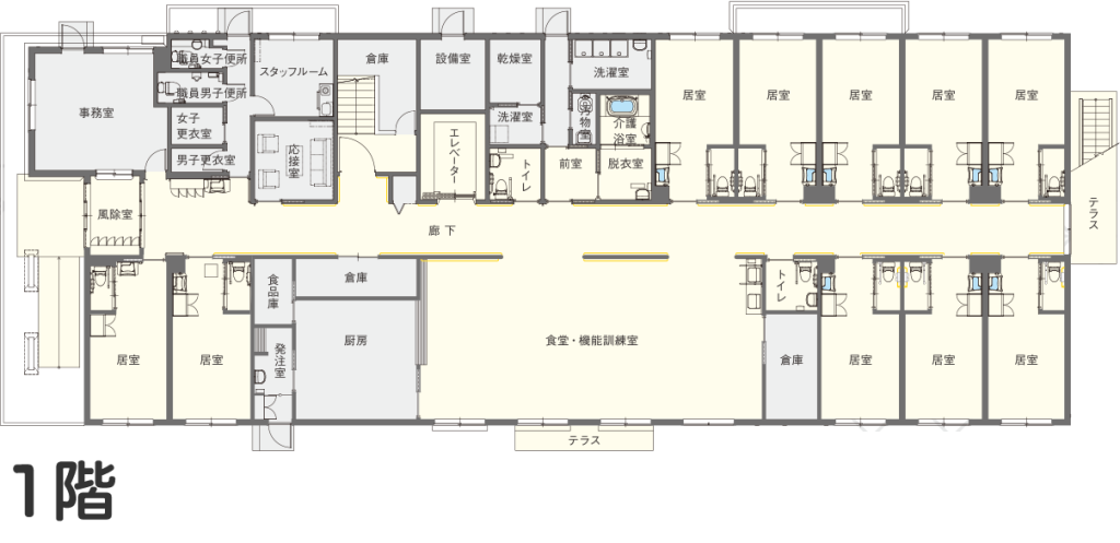 スマイル真菅　平面図1階